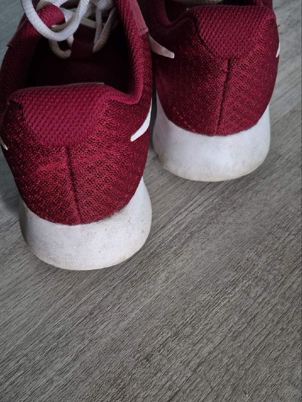 Nike Women's Maroon and White Athletic Sneakers - Picture 5 of 10